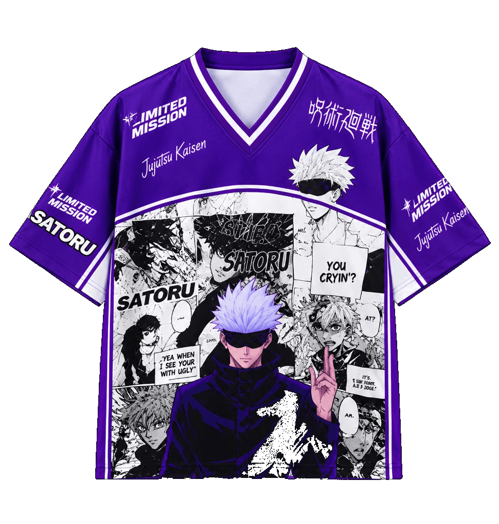 Jujutsu Kaisen Gojo Jersey cutout