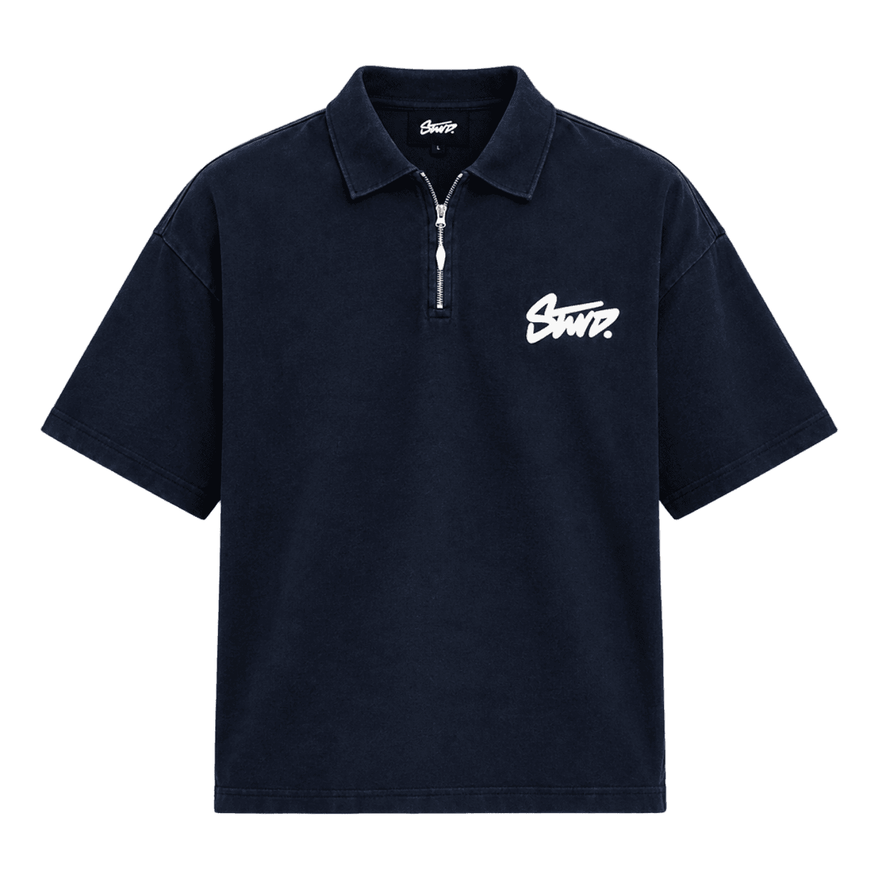 STWD Vintage Quarter-Zip Polo cutout